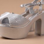 Sandales Plateforme Soirée Gold Lux – Image 4