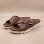Claquettes Croisées Dune Casual Boucle Or – Image 5