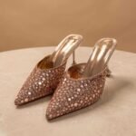 Mules de Soirée Étoile à Strass Pointues – Image 2