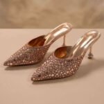 Mules de Soirée Étoile à Strass Pointues – Image 5