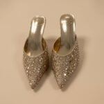 Mules de Soirée Étoile à Strass Pointues – Image 4