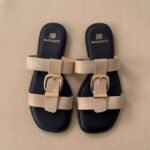 Claquettes Cuir Minimalistes Onyx – Image 2