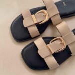 Claquettes Cuir Minimalistes Onyx – Image 8