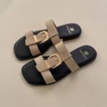 Claquettes Cuir Minimalistes Onyx – Image 7